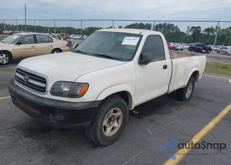 2002 Toyota Tundra из США, поврежденный, VIN 5TBJN32182S309141